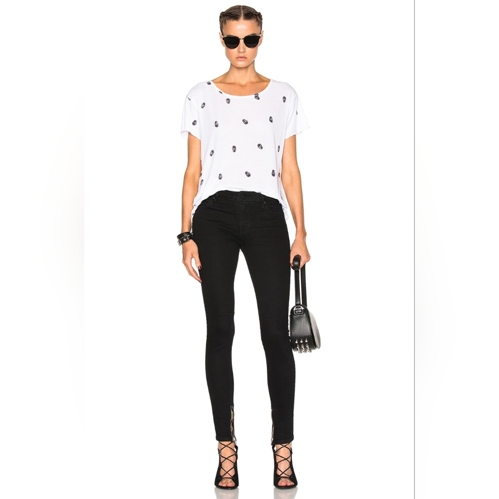 RTA Road To Awe Womens Alexa Jeans Size 24 Low rise Skinny Ankle Zip Designer